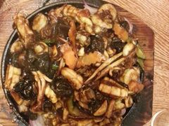 铁板三鲜，最爱啊-渔家颂歌渔家味道(青石路店)