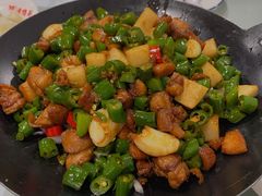 干锅脱骨鸡-听涛雅苑百味饺子老家菜馆
