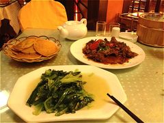 金牌**鸡48&nbsp;炒油麦菜18&nbsp;玉米饼不好吃-乐口福家常菜馆(古庸路店)