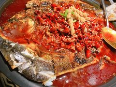 -探鱼·鲜青椒爽麻烤鱼(天河优托邦店)