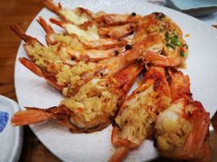 蒜蓉铁板虾-甄花精致料理自助(城市阳台店)