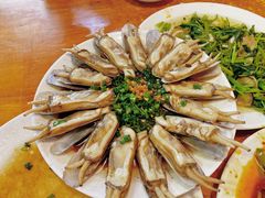 葱油蛏子-温州一家人美食(西木头市店)