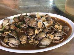 姜葱炒花甲-明记海鲜大排档(巽寮湾店)