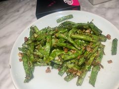 干煸肉末四季豆-蔴将·川菜(黄龙万科店)