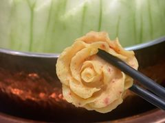 鳕鱼玫瑰花-得意咚瓜·顺德鱼生·冬瓜火锅(深圳首店)