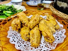 咸蛋黄焗鸡翼-南记食粥坊·宵夜大排档(莲花店)
