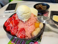 酸甜红莓雪花冰-鲜芋仙(中华广场店)