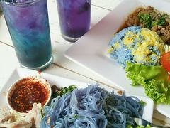 -蝶豆花蓝面条