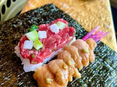 海胆生牛肉手卷-老乾杯和牛烧肉(王府中环店)
