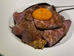 生拌牛肉-炼火烤肉店