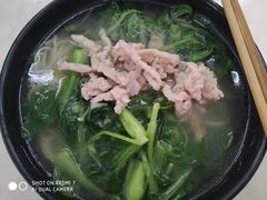 鸡毛菜肉丝菜汤面-凯丽上海阳春面馆(德仁里店)