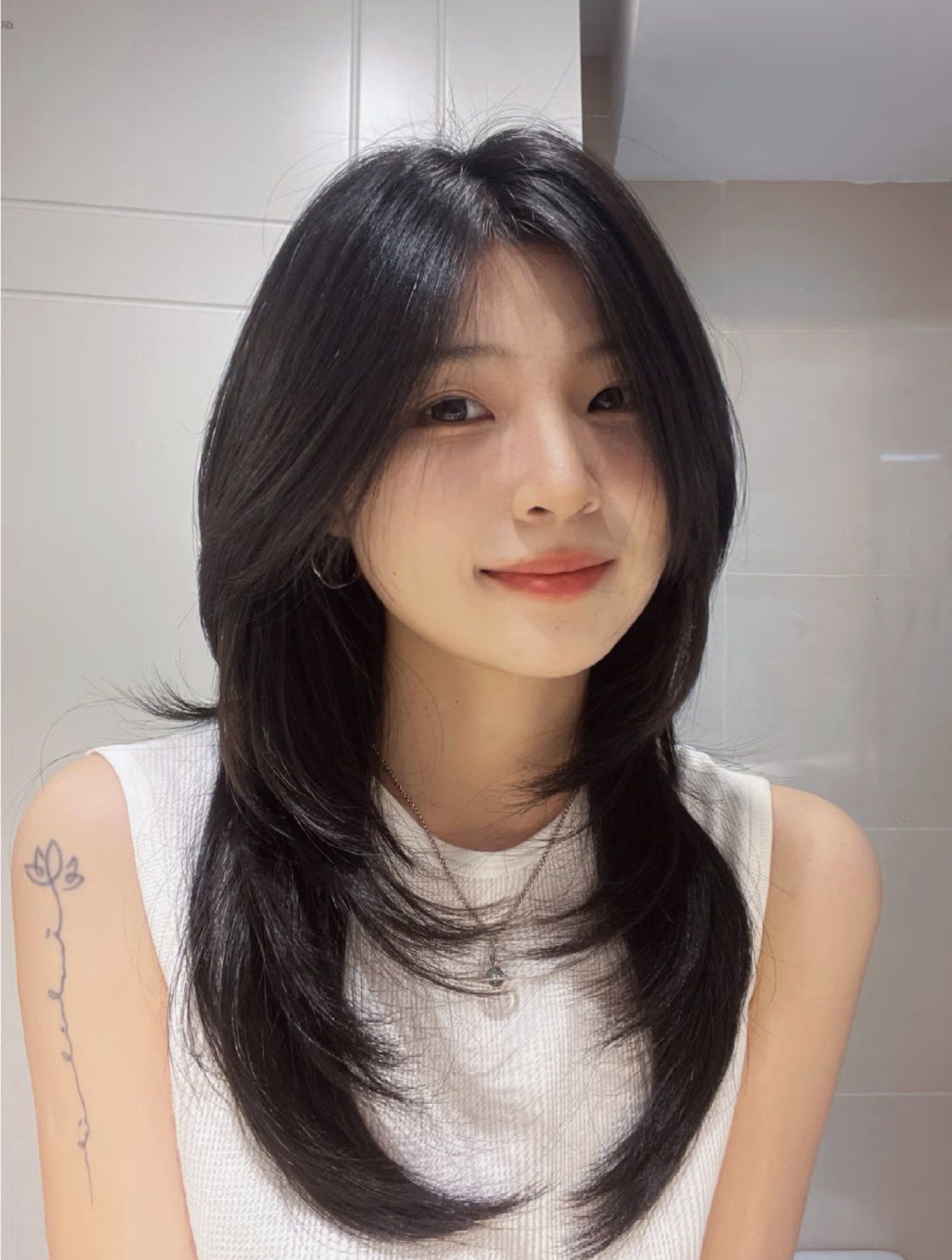 方圆脸天籁发型:绝美高层次长发!