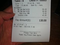 账单-Blarney Stone巧言石爱尔兰酒吧