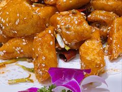 拔丝山药-刘胖子家常菜·蹄花焖藕(中南店)