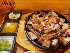 招牌鸡腿肉-炉石六本目·冰鲜和牛炭火烤肉·寿喜烧店(梅江店)