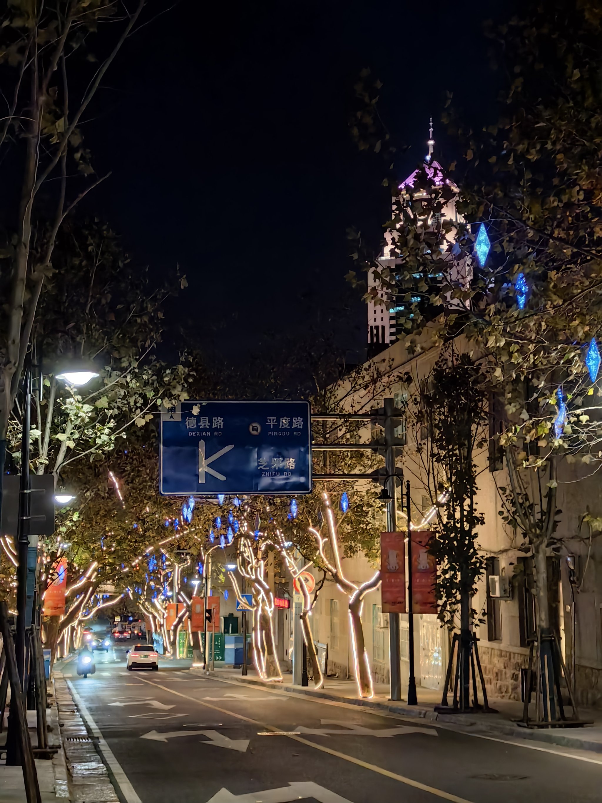 街道夜景图片 安静图片