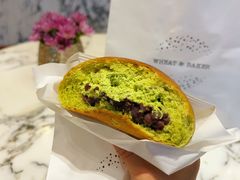 自家红豆抹茶面包-WHEAT&BAKER-麥(凯德来福士店)
