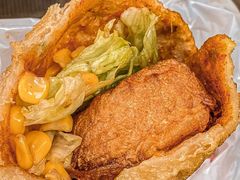 -小红车炸蛋葱油饼