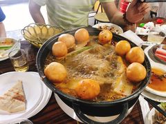 -老红桥炸灌肠牛肚锅烧烤(定福庄店)