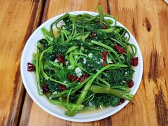 炒空心菜-人和水上飘(第一家店)
