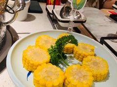潮汕甜玉米-左庭右院鲜牛肉火锅(环球港店)