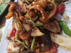 桑巴酱炒鱿鱼须-玖月时尚泰式餐厅