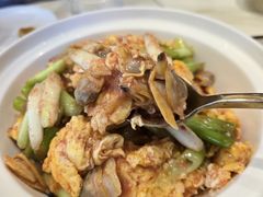 蚬子虾酱炒笨鸡蛋-南山鲜虾面·活鲜小馆·海味大连菜(南山总店)