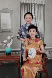 -时光纪亲子全家福照相馆(静安店母女写真父母纪念照)