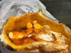 -小红车炸蛋葱油饼