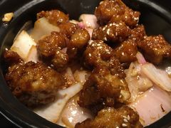 蒜香蜜汁排骨-绿茶餐厅(乐峰广场店)