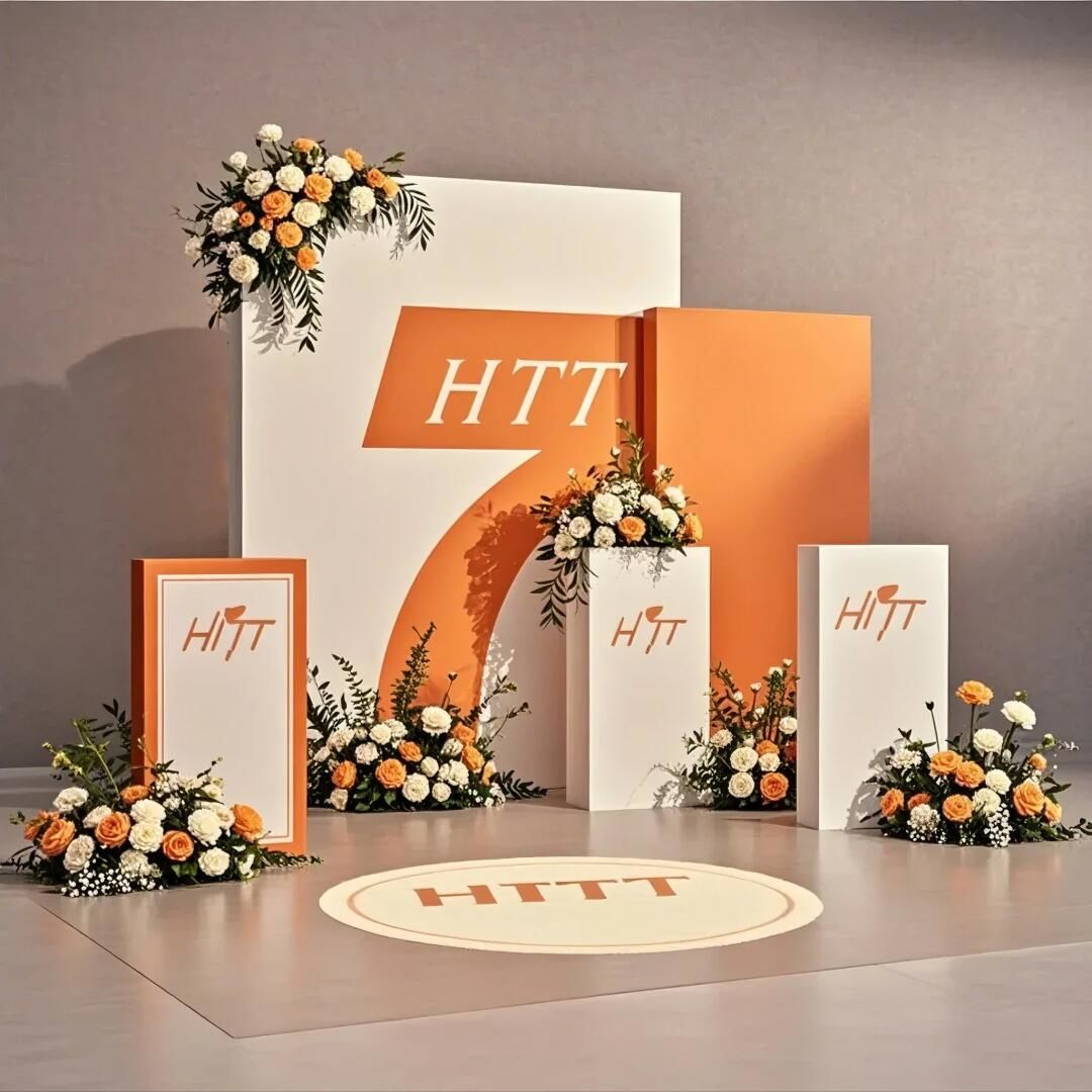 kt板场景布置开业周年庆签名墙签到墙定制