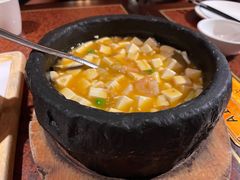 石锅鸡汤豆腐-绿茶餐厅(华联万柳店)