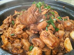 公鸡烧肥肠-百味园土菜馆(迎宾东路店)