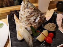 烤三文鱼头-鲔屋寿喜烧