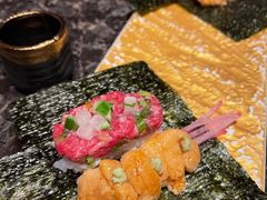 海胆生牛肉手卷-老乾杯和牛烧肉(王府中环店)