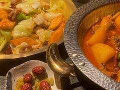 沙湾原始大盘鸡-丝路金桃·新疆菜(徐汇店)