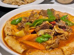 馕包红烧羊羔肉-谷丽羊肉串·新疆烧烤·羊肉火锅大排档·原老马烧烤(砂子塘店)