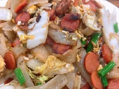 火腿肠炒河粉-凡老头米线砂锅(古荡新村西粮站)