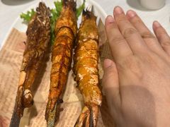 烤深海大虎虾-开海·红岛海鲜虾水饺(石老人店)