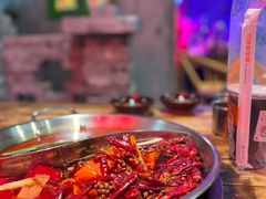 冷锅鸭血-老街·稳拈老火锅(海椒市店)