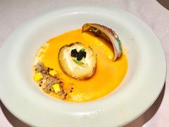 蟹粉虾汤蛋羹黑鱼籽蒸鲍鱼-蟹榭·本帮江浙菜·蟹宴(五角场合生汇商场店)