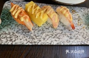 Grilled Salmon Sushi Five Crown