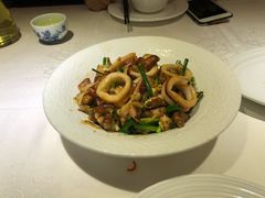沙姜爆鲜鱿-百味馆·粤菜·湛江菜(后海花园店)