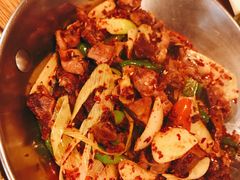 辣炒鸡胗-富乐满韩国正宗炸鸡韩国料理(虹泉路店)