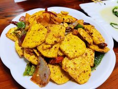 干锅土豆-嘉峪关伊俩寺烤肉店