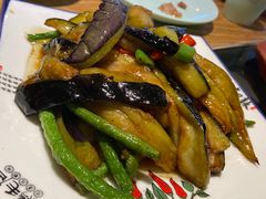茄子豇豆-鸡毛店·川菜(双楠店)