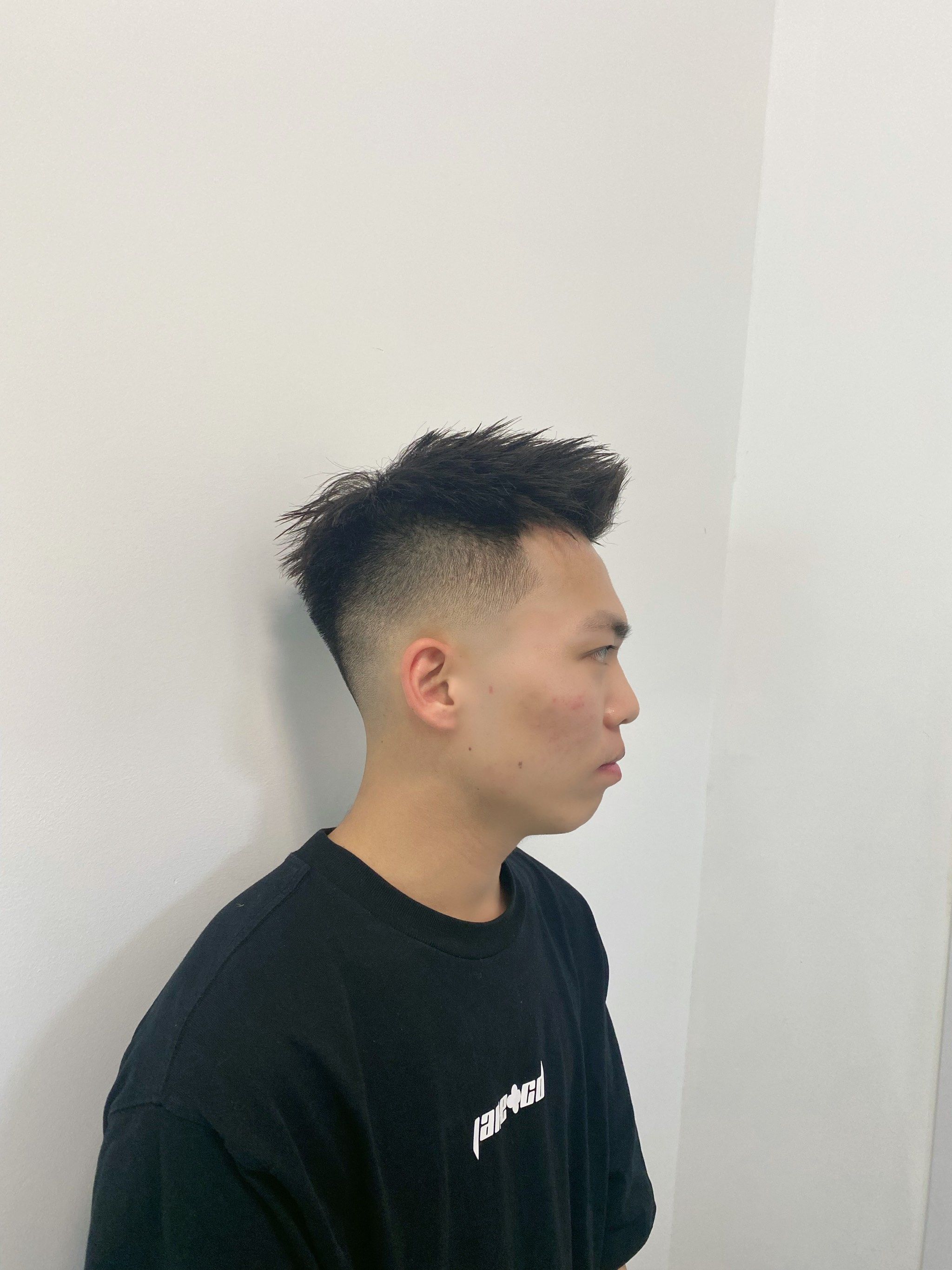 中高渐变小飞机头