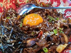 爆炒黑椒牛五花饭-仙隐小鹿中華の日料(荣民龙首广场店)