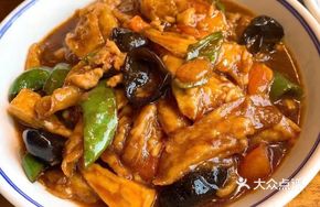 Braised Eggplant with Pork Strips
