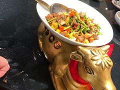 28秒爆炒黄牛肉-望湘园·洞庭渔宴(浦江欢乐颂店)